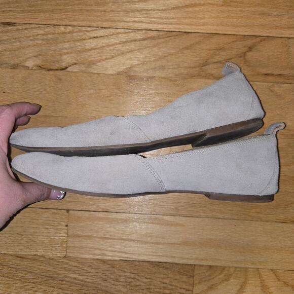 Lucky Brand Daymien tan suede square toe flats sz 9.5M Read - Picture 5 of 7